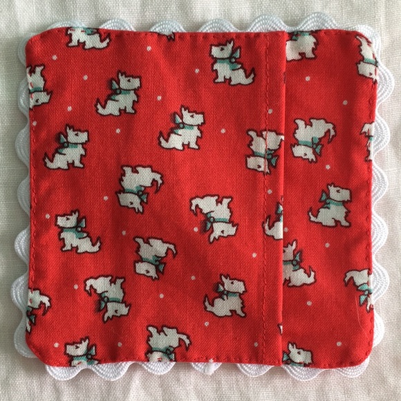 ✨Handmade Vintage-style Scottie Dog Coasters, set of 2✨ - Picture 7 of 12